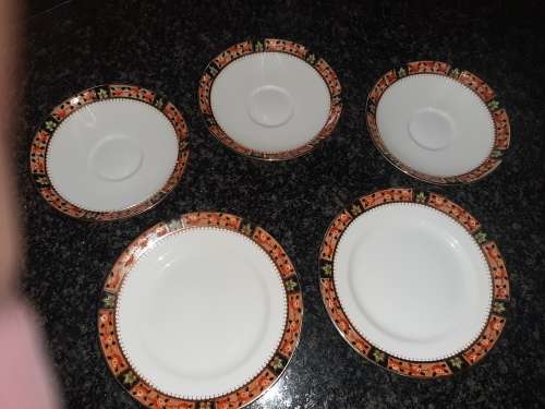 Royal Albert plates and saurces!